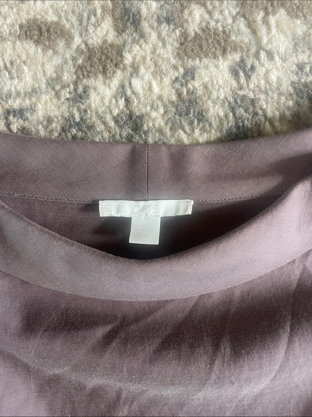 Women’s COS open collar top . Size 6 - Picture 6 of 6